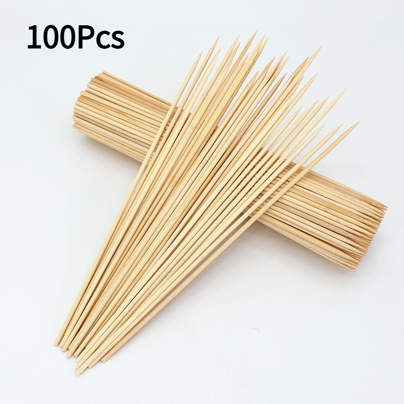 100Pcs Disposable Bamboo Skewe - Corn Dog Stick recension och pris