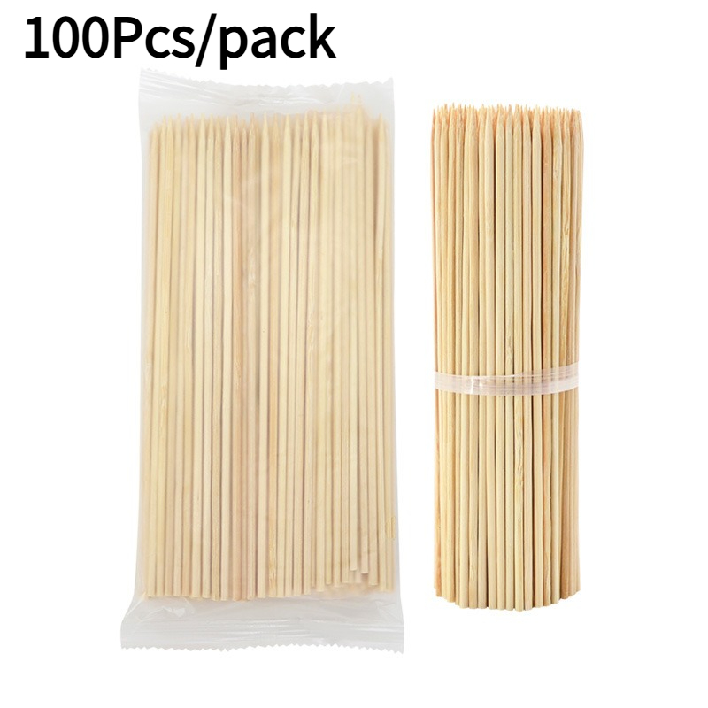 100Pcs Disposable Bamboo Skewe - Corn Dog Stick recension och pris