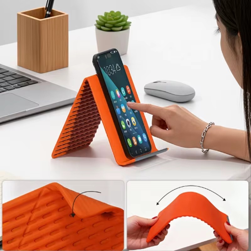 Portable Silicone Mobile Phone - Taco Stand Holder recension och pris