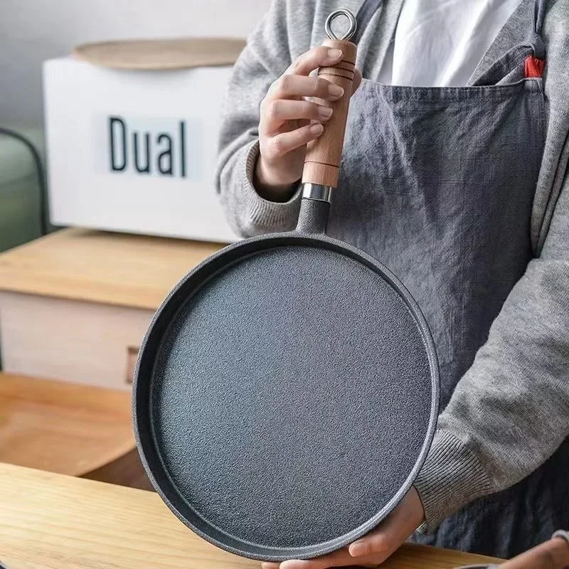 26cm Cast Iron Frying Pan Unco - Mini Pancake Griddle recension och pris