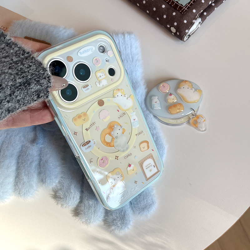 Kawaii Cartoon Bread Cat Magne - Taco Stand Holder recension och pris