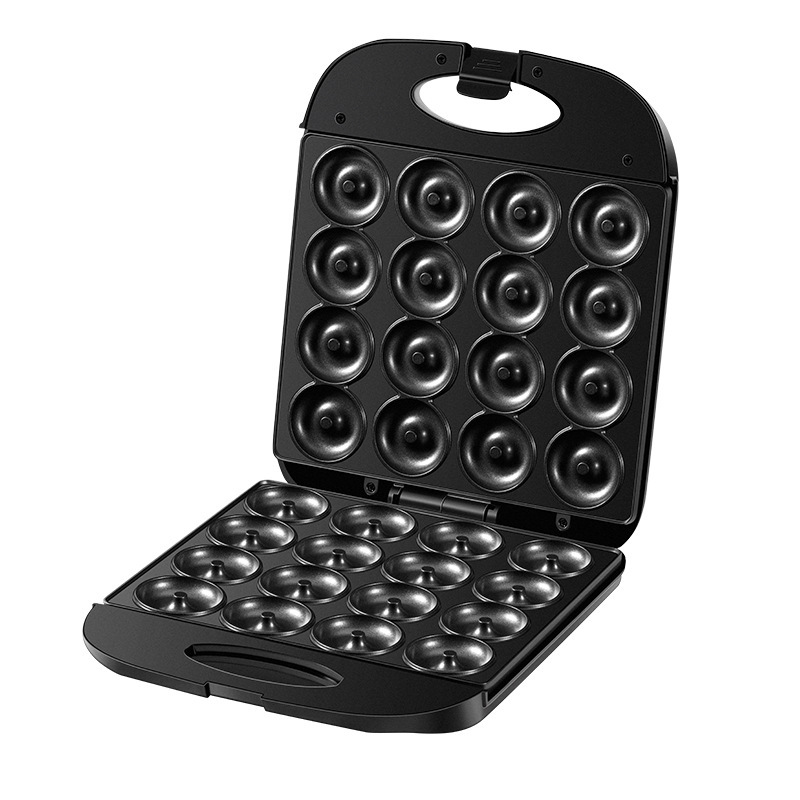 Large 16-Hole Donut Maker Hous - Mini Pancake Griddle recension och pris